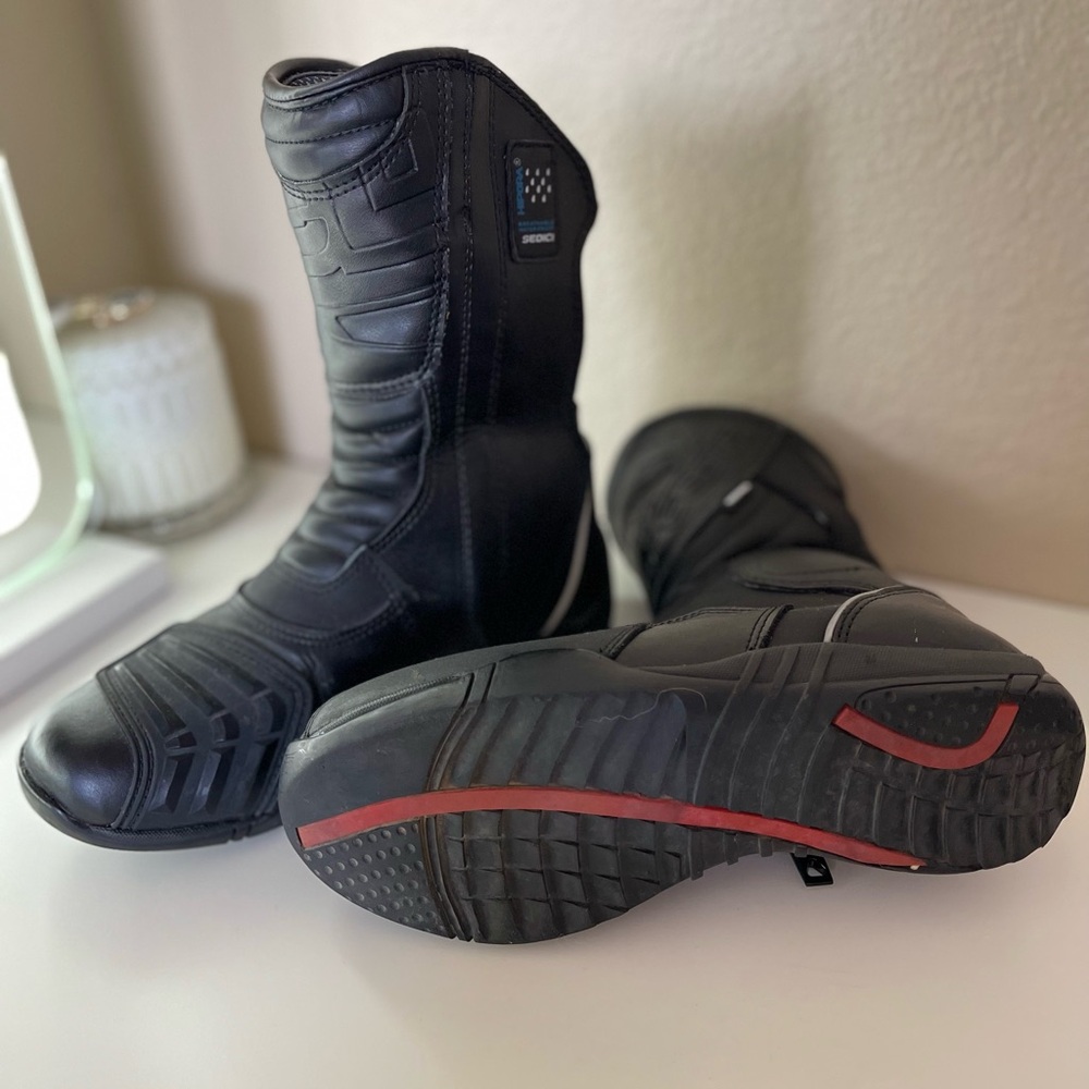 Sedici Black Motorcycle Boots - Picture 4 of 4